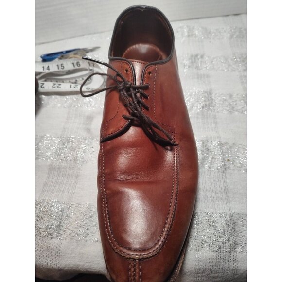 Allen Edmonds LaSalle Brown Leather Lace up Dress Derby‎ Brown Size US Men's 12D - Picture 4 of 16